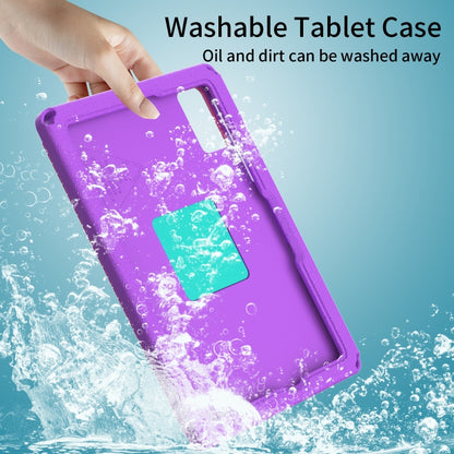 For Samsung Galaxy Tab A9+ 10.95 X210 EVA Hybrid PC Shockproof Tablet Case with Frame(Purple) - Other Galaxy Tab PC by buy2fix | Online Shopping UK | buy2fix