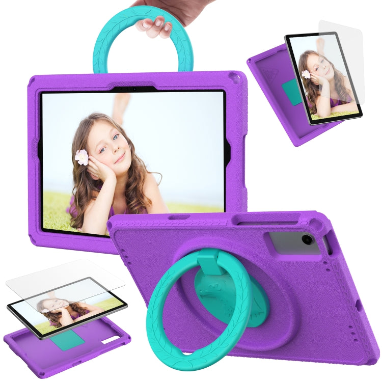 For Samsung Galaxy Tab A9+ 10.95 X210 EVA Hybrid PC Shockproof Tablet Case with Frame(Purple) - Other Galaxy Tab PC by buy2fix | Online Shopping UK | buy2fix