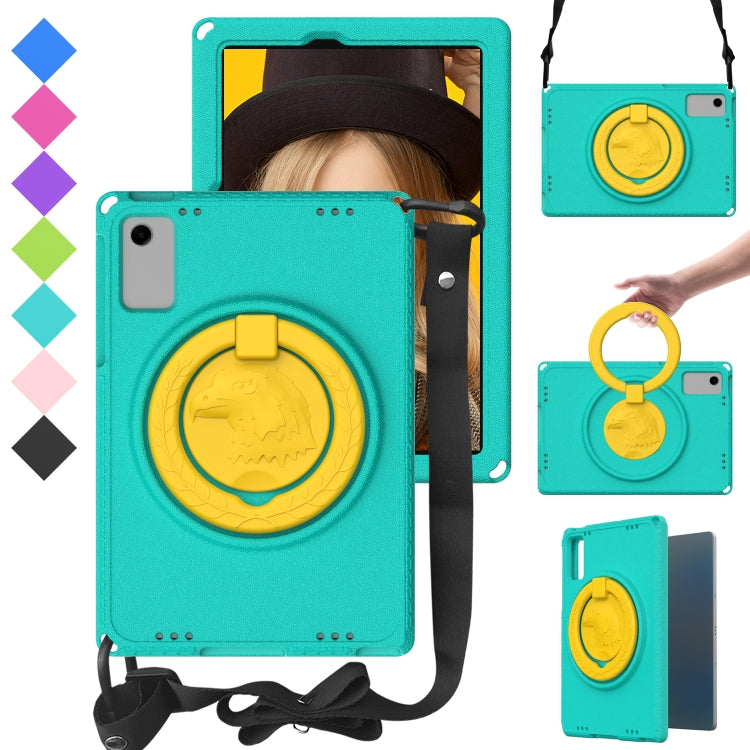 For Samsung Galaxy Tab A9+ 10.95 X210 EVA Hybrid PC Shockproof Tablet Case with Frame(Glacial Green) - Other Galaxy Tab PC by buy2fix | Online Shopping UK | buy2fix