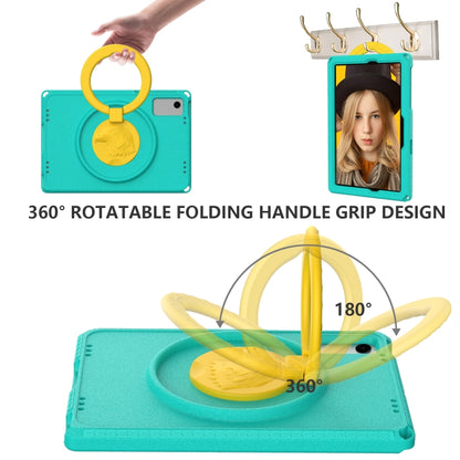 For Samsung Galaxy Tab A9+ 10.95 X210 EVA Hybrid PC Shockproof Tablet Case with Frame(Glacial Green) - Other Galaxy Tab PC by buy2fix | Online Shopping UK | buy2fix