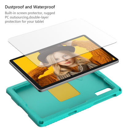 For Samsung Galaxy Tab A9+ 10.95 X210 EVA Hybrid PC Shockproof Tablet Case with Frame(Glacial Green) - Other Galaxy Tab PC by buy2fix | Online Shopping UK | buy2fix