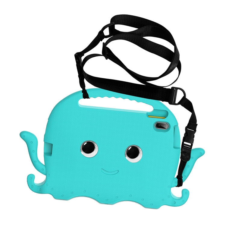 For iPad 2025 / 2022 Octopus Style EVA + PC Tablet Case with Strap(Glacial Green) - iPad 2025 / 2022 Cases by buy2fix | Online Shopping UK | buy2fix
