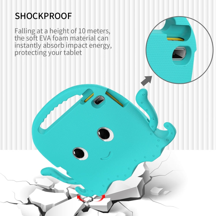 For iPad 2025 / 2022 Octopus Style EVA + PC Tablet Case with Strap(Glacial Green) - iPad 2025 / 2022 Cases by buy2fix | Online Shopping UK | buy2fix