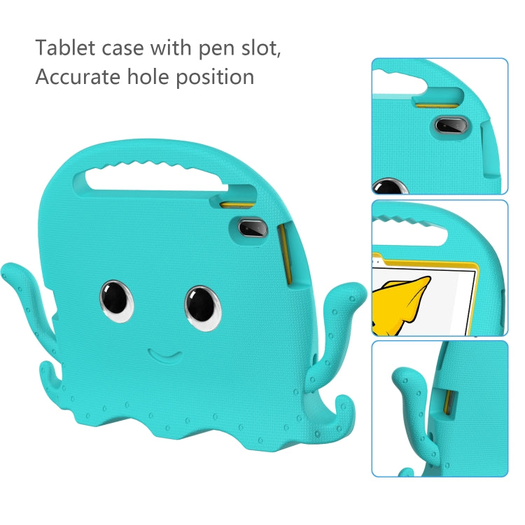 For iPad 2025 / 2022 Octopus Style EVA + PC Tablet Case with Strap(Glacial Green) - iPad 2025 / 2022 Cases by buy2fix | Online Shopping UK | buy2fix