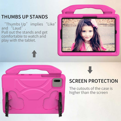 For  Lenovo Tab M11 /Xiaoxin Pad 11 2024 Thumb Bracket EVA Shockproof Tablet Case(Red) - Lenovo by buy2fix | Online Shopping UK | buy2fix