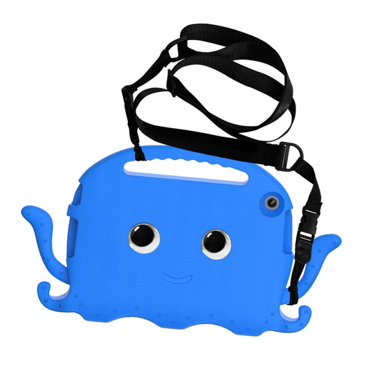 For Lenovo Tab M10 3rd Gen 10.1 TB-328 Octopus Style EVA Hybrid PC Shockproof Tablet Case with Strap(Blue) - Lenovo by buy2fix | Online Shopping UK | buy2fix