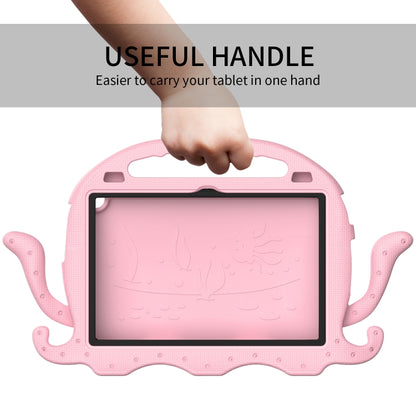 For Lenovo Tab M10 3rd Gen 10.1 TB-328 Octopus Style EVA Hybrid PC Shockproof Tablet Case with Strap(Pink) - Lenovo by buy2fix | Online Shopping UK | buy2fix