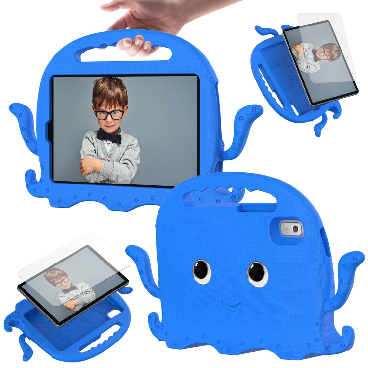 For Lenovo Tab M9 2023 Octopus Style EVA Hybrid PC Shockproof Tablet Case with Strap(Blue) - Lenovo by buy2fix | Online Shopping UK | buy2fix