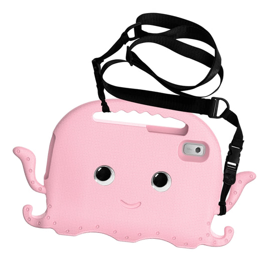 For Lenovo Tab M9 2023 Octopus Style EVA Hybrid PC Shockproof Tablet Case with Strap(Pink) - Lenovo by buy2fix | Online Shopping UK | buy2fix
