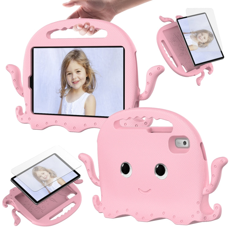 For Lenovo Tab M9 2023 Octopus Style EVA Hybrid PC Shockproof Tablet Case with Strap(Pink) - Lenovo by buy2fix | Online Shopping UK | buy2fix
