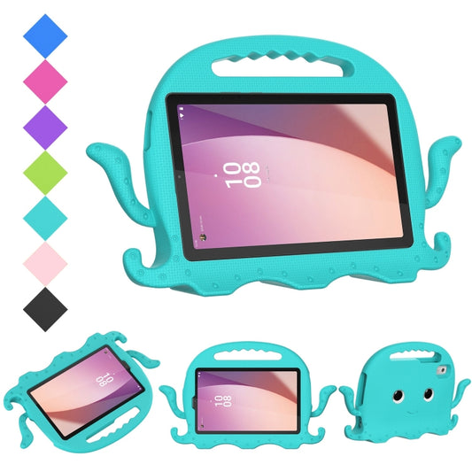 For Lenovo Tab M9 2023 Octopus Style EVA Hybrid PC Shockproof Tablet Case with Strap(Glacial Green) - Lenovo by buy2fix | Online Shopping UK | buy2fix