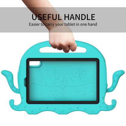For Lenovo Tab M9 2023 Octopus Style EVA Hybrid PC Shockproof Tablet Case with Strap(Glacial Green) - Lenovo by buy2fix | Online Shopping UK | buy2fix