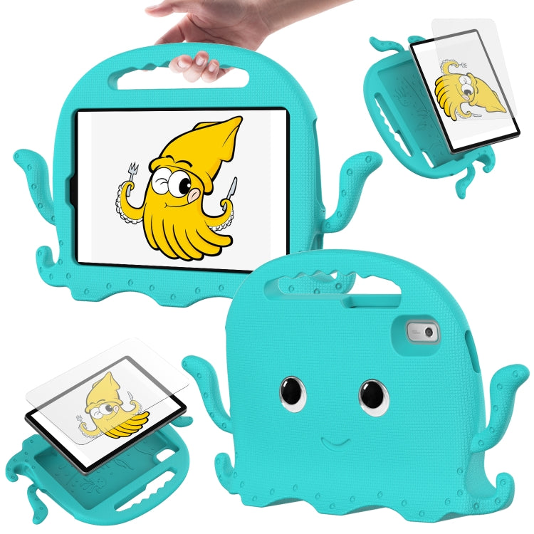 For Lenovo Tab M9 2023 Octopus Style EVA Hybrid PC Shockproof Tablet Case with Strap(Glacial Green) - Lenovo by buy2fix | Online Shopping UK | buy2fix