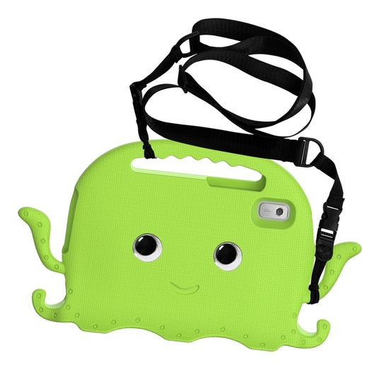 For Lenovo Tab M9 2023 Octopus Style EVA Hybrid PC Shockproof Tablet Case with Strap(Grass Green) - Lenovo by buy2fix | Online Shopping UK | buy2fix