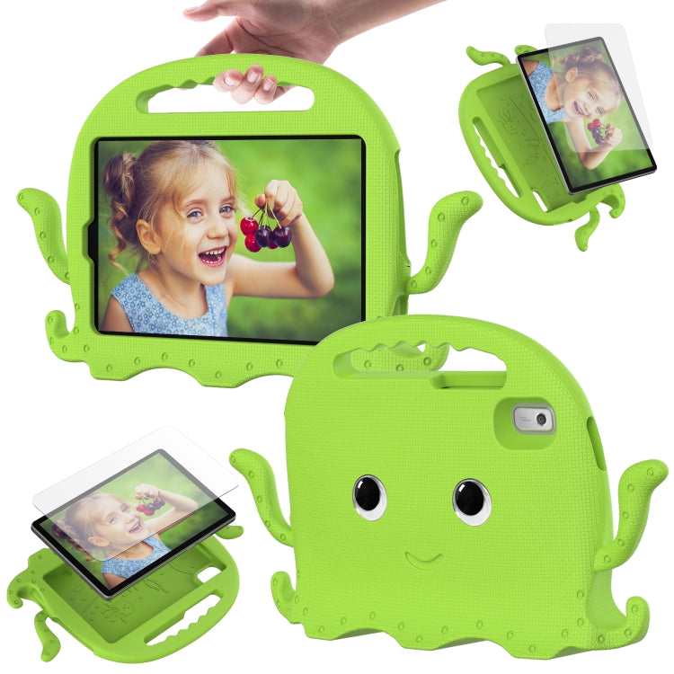 For Lenovo Tab M9 2023 Octopus Style EVA Hybrid PC Shockproof Tablet Case with Strap(Grass Green) - Lenovo by buy2fix | Online Shopping UK | buy2fix