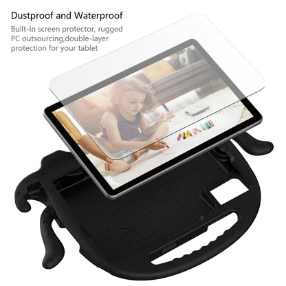 For Lenovo Tab M11 /Xiaoxin Pad 11 2024 Octopus Style EVA Hybrid PC Shockproof Tablet Case with Strap(Black) - Lenovo by buy2fix | Online Shopping UK | buy2fix