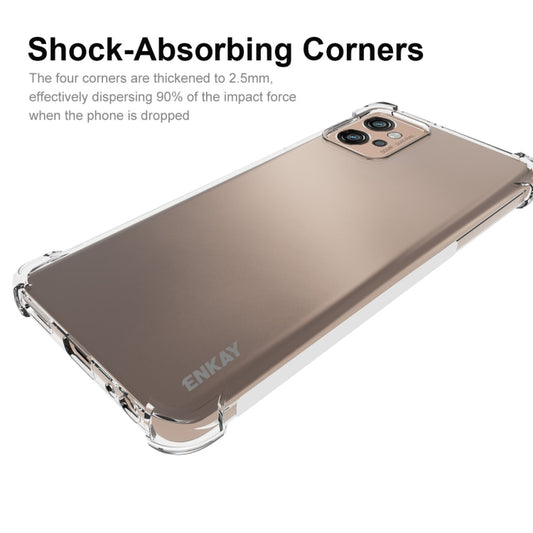 For Motorola Moto G Power 4G 2023 ENKAY Hat-Prince Transparent TPU Shockproof Phone Case - Motorola Cases by ENKAY | Online Shopping UK | buy2fix