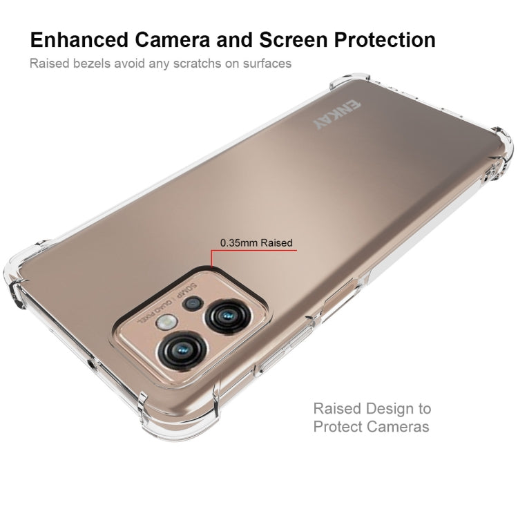 For Motorola Moto G Power 4G 2023 ENKAY Hat-Prince Transparent TPU Shockproof Phone Case - Motorola Cases by ENKAY | Online Shopping UK | buy2fix