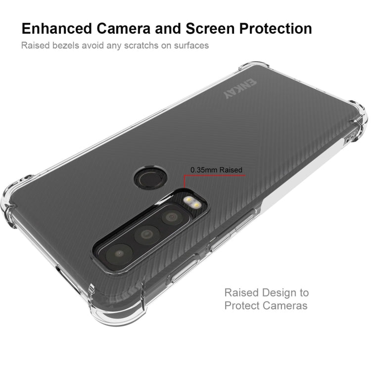 For Motorola Defy 2 ENKAY Hat-Prince Transparent TPU Shockproof Phone Case - Motorola Cases by ENKAY | Online Shopping UK | buy2fix