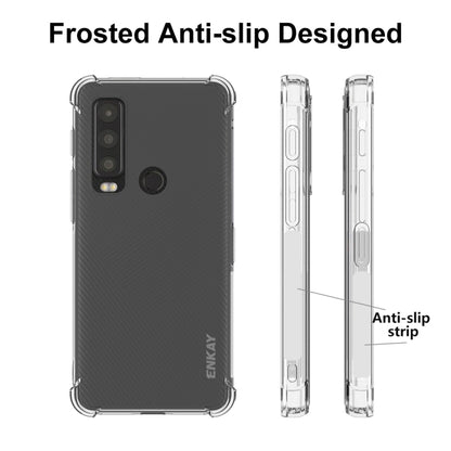 For Motorola Defy 2 ENKAY Hat-Prince Transparent TPU Shockproof Phone Case - Motorola Cases by ENKAY | Online Shopping UK | buy2fix