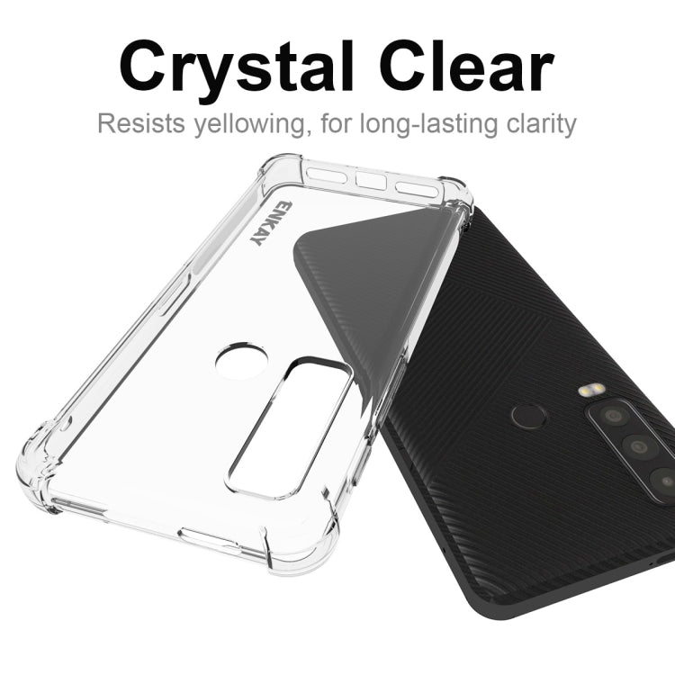 For Motorola Defy 2 ENKAY Hat-Prince Transparent TPU Shockproof Phone Case - Motorola Cases by ENKAY | Online Shopping UK | buy2fix