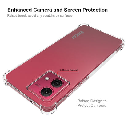 For Motorola Moto G84 5G ENKAY Hat-Prince Transparent TPU Shockproof Phone Case - Motorola Cases by ENKAY | Online Shopping UK | buy2fix