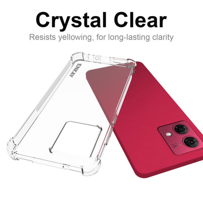 For Motorola Moto G84 5G ENKAY Hat-Prince Transparent TPU Shockproof Phone Case - Motorola Cases by ENKAY | Online Shopping UK | buy2fix