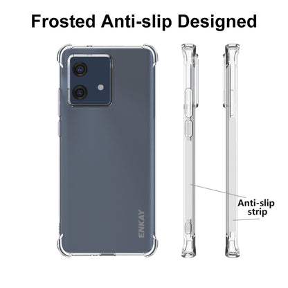 For Motorola Edge 40 Neo 5G ENKAY Hat-Prince Transparent TPU Shockproof Phone Case - Motorola Cases by ENKAY | Online Shopping UK | buy2fix
