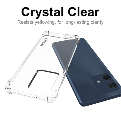 For Motorola Edge 40 Neo 5G ENKAY Hat-Prince Transparent TPU Shockproof Phone Case - Motorola Cases by ENKAY | Online Shopping UK | buy2fix