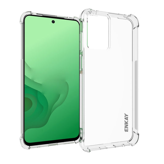For Motorola Moto G Play 4G 2024 ENKAY Hat-Prince Transparent TPU Shockproof Phone Case - Motorola Cases by ENKAY | Online Shopping UK | buy2fix