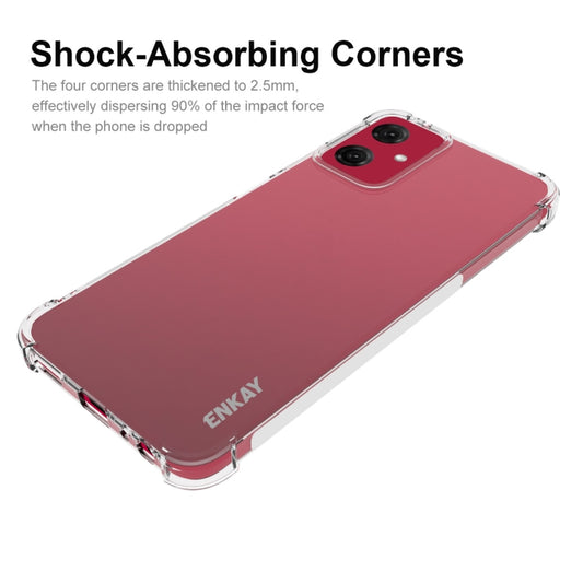 For Motorola Moto G Power 5G 2024 ENKAY Hat-Prince Transparent TPU Shockproof Phone Case - Motorola Cases by ENKAY | Online Shopping UK | buy2fix