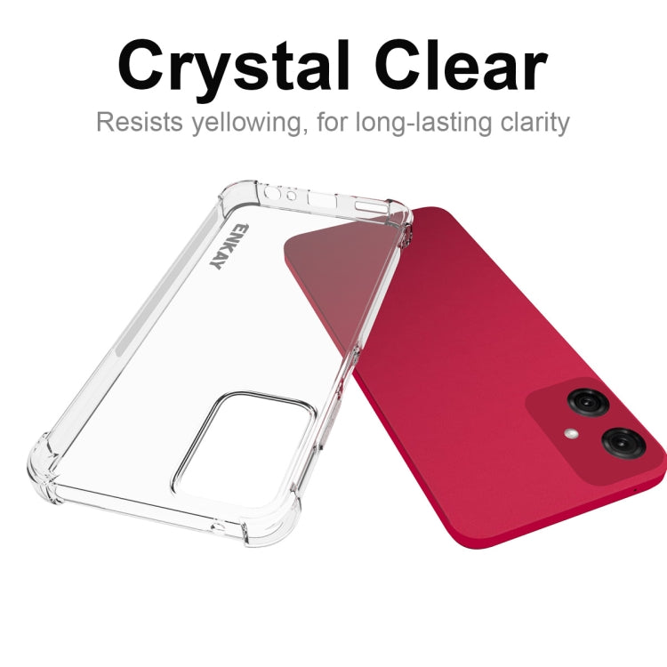 For Motorola Moto G Power 5G 2024 ENKAY Hat-Prince Transparent TPU Shockproof Phone Case - Motorola Cases by ENKAY | Online Shopping UK | buy2fix