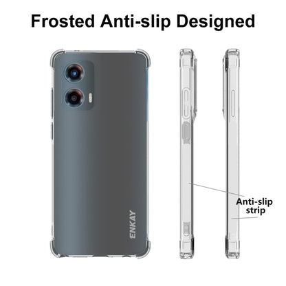 For Motorola Moto G Stylus 5G 2024 ENKAY Hat-Prince Transparent TPU Shockproof Phone Case by ENKAY