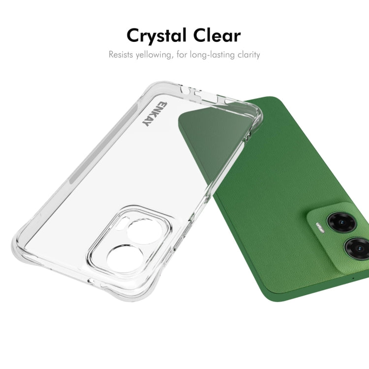 For Motorola Moto G35 5G ENKAY Hat-Prince Transparent TPU Shockproof Phone Case - Motorola Cases by ENKAY | Online Shopping UK | buy2fix