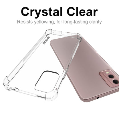 For Nokia C32 4G ENKAY Clear TPU Shockproof Anti-slip Phone Case by ENKAY