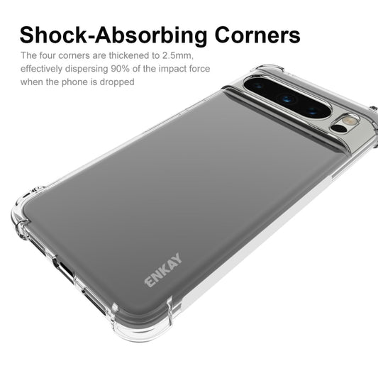 For Google Pixel 8 Pro ENKAY Hat-Prince Transparent TPU Shockproof Phone Case - Google Cases by ENKAY | Online Shopping UK | buy2fix