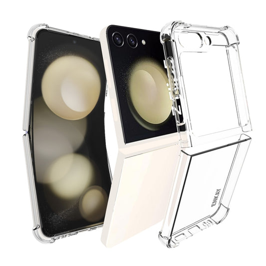 For Samsung Galaxy Z Flip5 ENKAY Hat-Prince Transparent TPU Shockproof Phone Case - Galaxy Z Flip5 Cases by ENKAY | Online Shopping UK | buy2fix