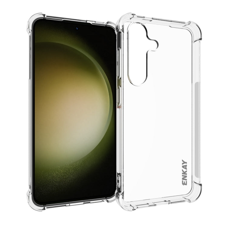 For Samsung Galaxy S24 5G ENKAY Hat-Prince Transparent TPU Shockproof Phone Case - Galaxy S24 5G Cases by ENKAY | Online Shopping UK | buy2fix