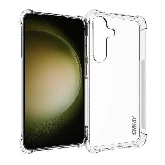 For Galaxy S24 5G ENKAY Hat-Prince Transparent TPU Shockproof Phone Case