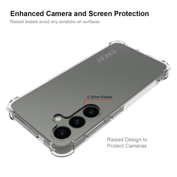 For Samsung Galaxy S24 5G ENKAY Hat-Prince Transparent TPU Shockproof Phone Case - Galaxy S24 5G Cases by ENKAY | Online Shopping UK | buy2fix