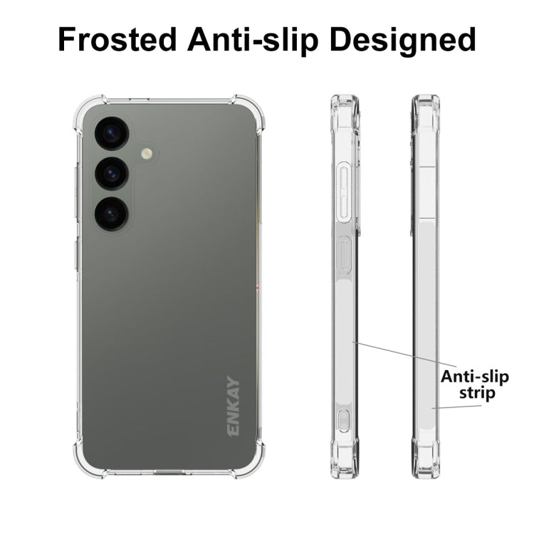 For Samsung Galaxy S24 5G ENKAY Hat-Prince Transparent TPU Shockproof Phone Case - Galaxy S24 5G Cases by ENKAY | Online Shopping UK | buy2fix