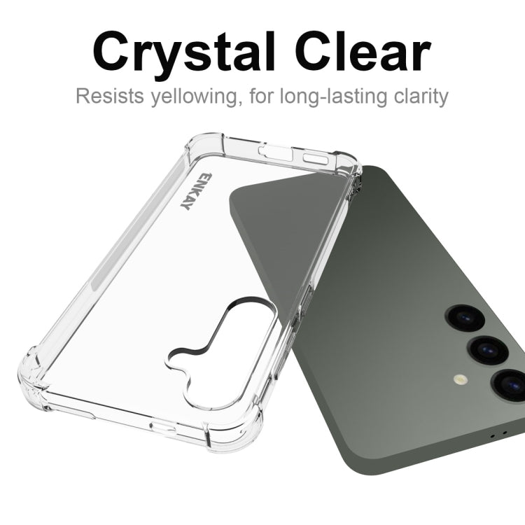 For Samsung Galaxy S24 5G ENKAY Hat-Prince Transparent TPU Shockproof Phone Case - Galaxy S24 5G Cases by ENKAY | Online Shopping UK | buy2fix