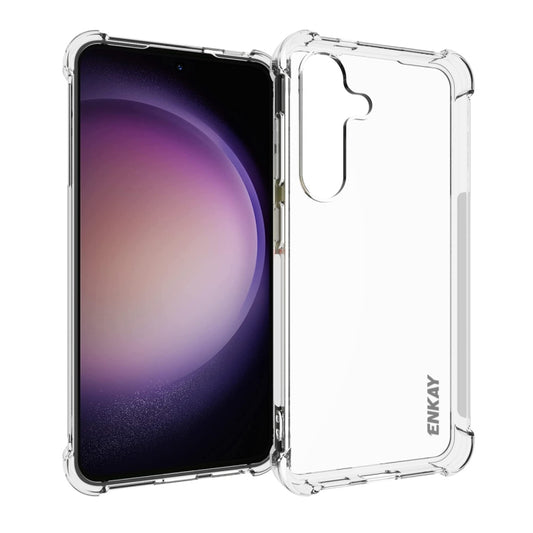 For Samsung Galaxy S24+ 5G ENKAY Hat-Prince Transparent TPU Shockproof Phone Case - Galaxy S24+ 5G Cases by ENKAY | Online Shopping UK | buy2fix