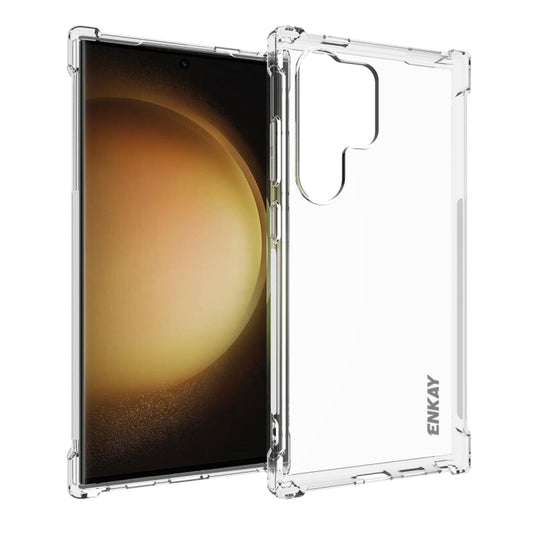 For Samsung Galaxy S24 Ultra 5G ENKAY Hat-Prince Transparent TPU Shockproof Phone Case - Galaxy S24 Ultra 5G Cases by ENKAY | Online Shopping UK | buy2fix