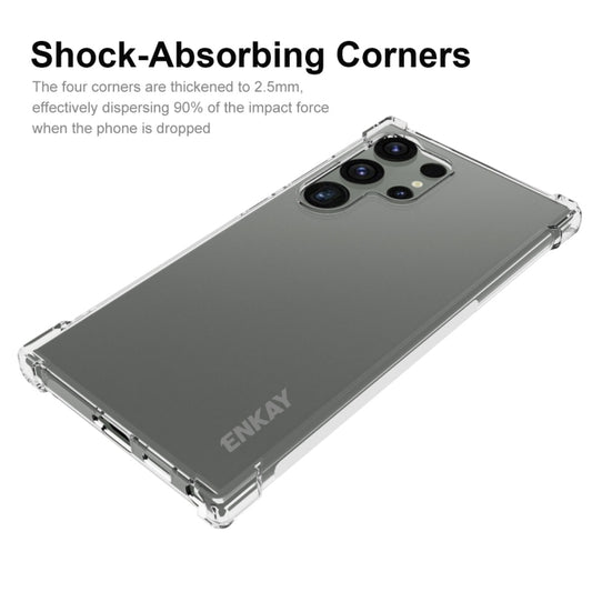 For Samsung Galaxy S24 Ultra 5G ENKAY Hat-Prince Transparent TPU Shockproof Phone Case - Galaxy S24 Ultra 5G Cases by ENKAY | Online Shopping UK | buy2fix