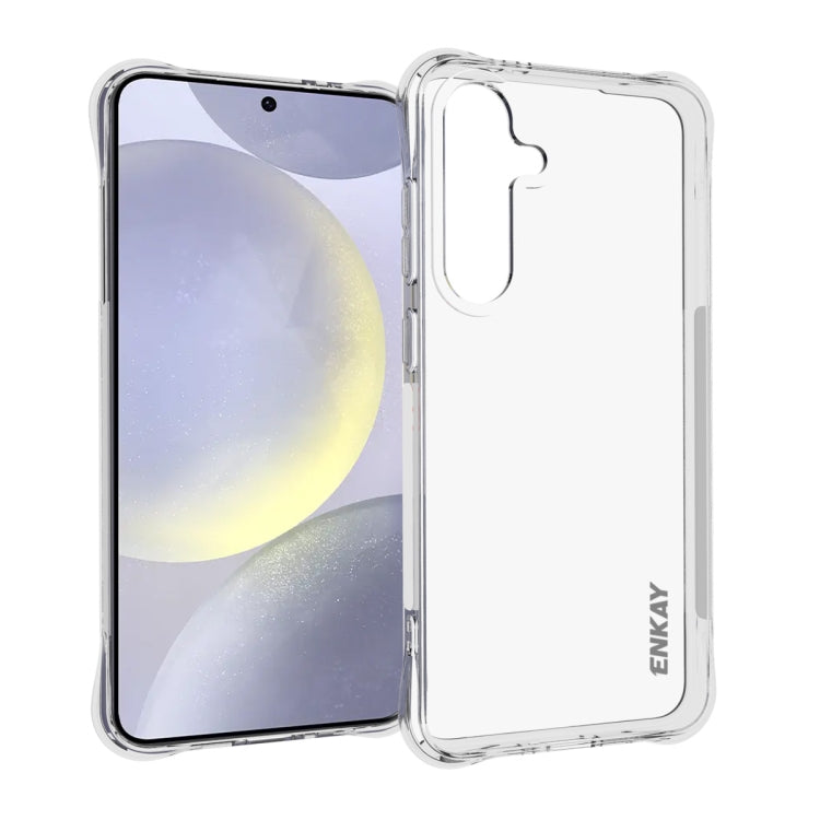 For Samsung Galaxy S24 FE 5G ENKAY Hat-Prince Transparent TPU Shockproof Phone Case - Galaxy S24 FE 5G Cases by ENKAY | Online Shopping UK | buy2fix