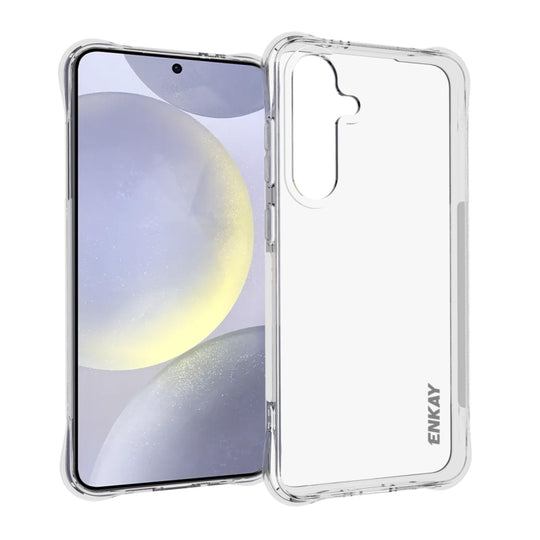 For Galaxy S24 FE 5G ENKAY Hat-Prince Transparent TPU Shockproof Phone Case