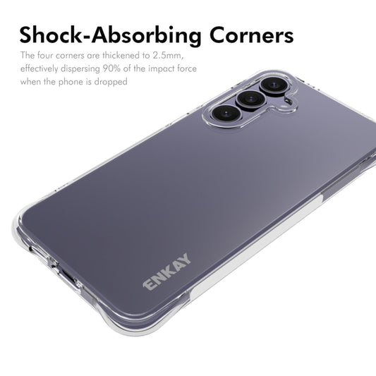 For Samsung Galaxy S24 FE 5G ENKAY Hat-Prince Transparent TPU Shockproof Phone Case - Galaxy S24 FE 5G Cases by ENKAY | Online Shopping UK | buy2fix