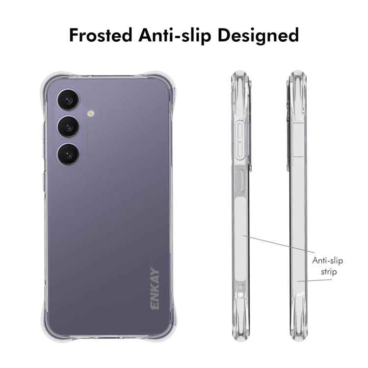 For Samsung Galaxy S24 FE 5G ENKAY Hat-Prince Transparent TPU Shockproof Phone Case - Galaxy S24 FE 5G Cases by ENKAY | Online Shopping UK | buy2fix