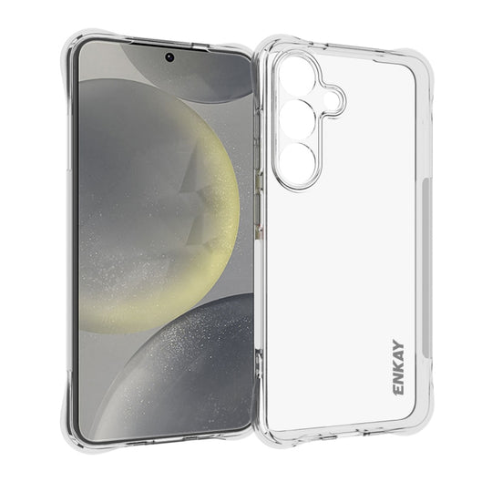 For Galaxy S25 5G ENKAY Hat-Prince Transparent TPU Shockproof Phone Case